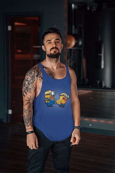 Freeyez Minionss Gym Fitness Tank Top Athlete