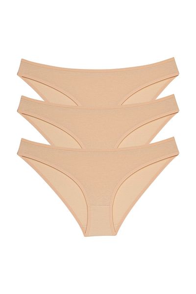pink mood Πολύχρωμο κάλυμμα Slip Panties 3 Συσκευασία