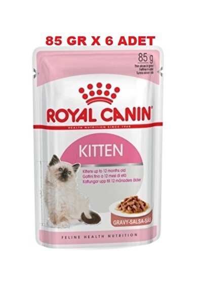 Royal Canin Kitten Pouch Gravy 85 Gr X 6 Adet