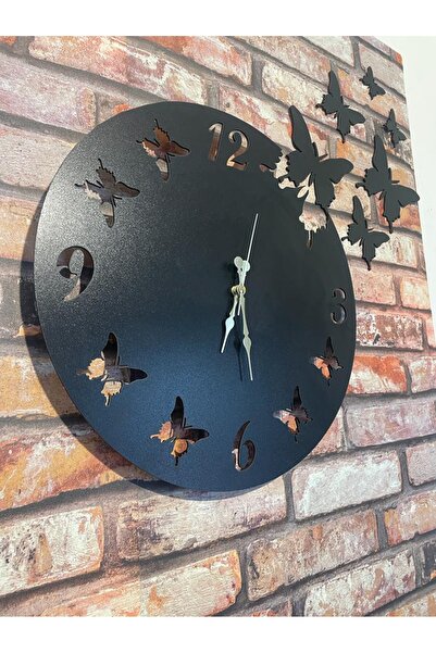 Ümra lazer Lazer Kesim Dekoratif Duvar Saati 40x40