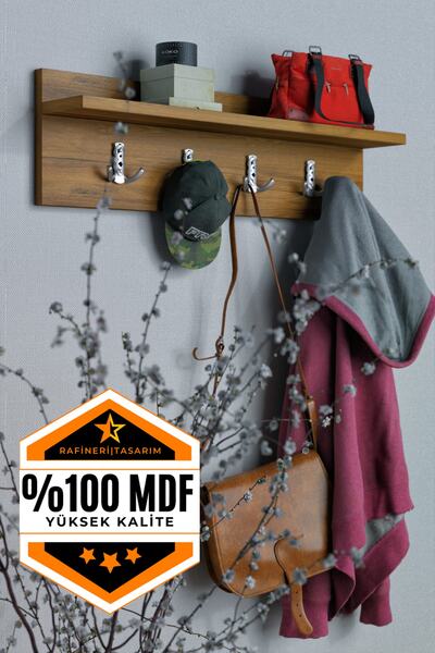rafineritasarım Duvar Askısı Anahtarlık,raflık, Mutfak Askısı, Salon Oturma O...