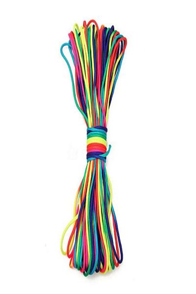 yiğit aksesuar Rainbow Color Parachute Rope - 5 Meters (NOT BALL)