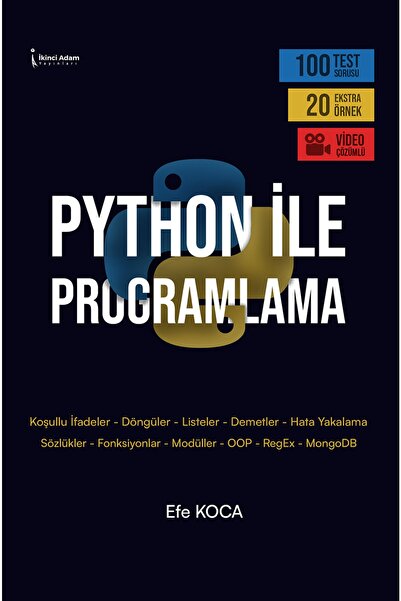 İkinci Adam Yayınları Python Ile Programlama - Efe Koca