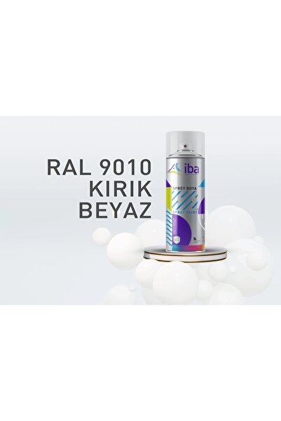 İBAVET Iba Akrilik Sprey Boya 400 Ml Kırık Beyaz ( Ral 9010 )