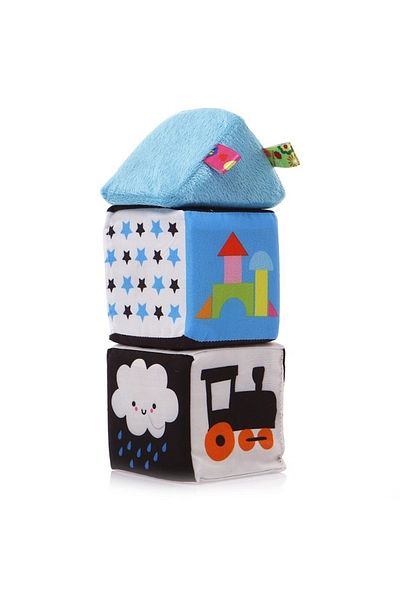 Sozzy Colorful Rattle Educational Cubes - Szy241
