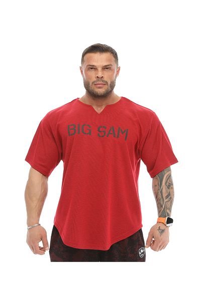 Big Sam Oversize Bodybuilding Rag Top T-shirt 3332