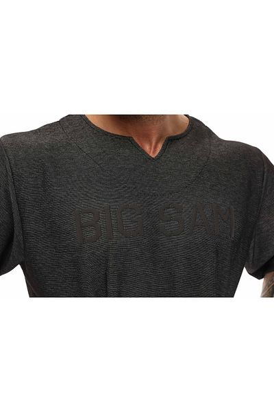Big Sam Oversize Bodybuilding Rag Top T-shirt 3332