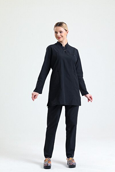 Ehil Tesettür Uniforma Doktor/hemsire Forma Terrycotton Kumas