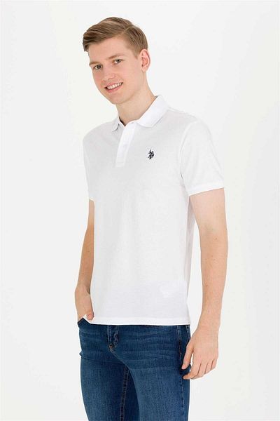 U.S. Polo Assn. Μπλουζάκι Relaxed Fit - Logo Polo Neck