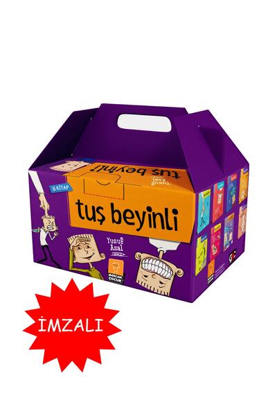 Genel Markalar Tuş Beyinli Seti 8 Kitap Yusuf Asal Imzalı Kutulu Özel Seri