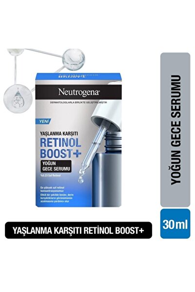 Neutrogena Retinol Boost+ Yaşlanma,kırışıklık Ve Koyu Leke Karşıtı Yoğun Gece...