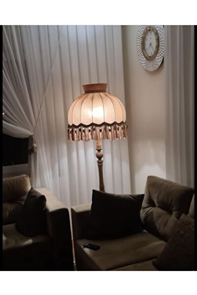 Genel Markalar Ayışığı Abajur Lambader Bal Köpüğü Rengi