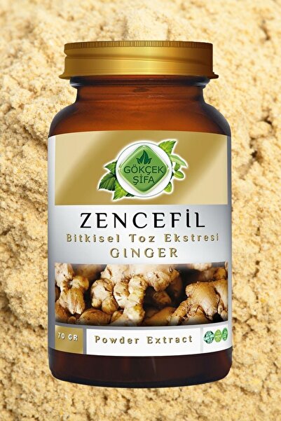 Gökçek Şifa Zencefil Toz Ekstresi 70 Gr Cam Kavanoz