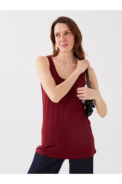 LC Waikiki Damen-Tanktop mit U-Ausschnitt