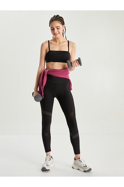 LC Waikiki Elastic Waist Printed Women's Sports Leggings