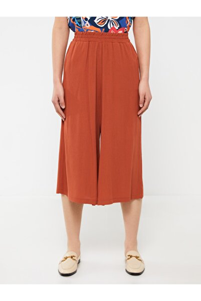 LC Waikiki Beli Lastikli Rahat Kalıp Kadın Capri