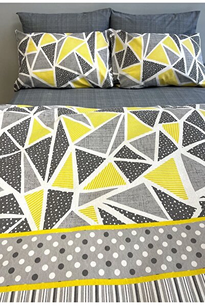 Alla Turca Одномісний комплект постільної білизни Ranforce з гумкою та простирадлом, сучасний