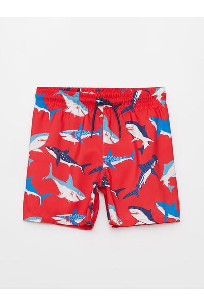 LC Waikiki Chlapecké plavky s potiskem a elastickým pasem