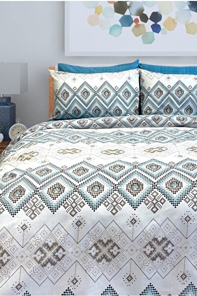 Alla Turca Set de husă de pilota Ranforce cu cearșafuri plate Bohemian Petrol