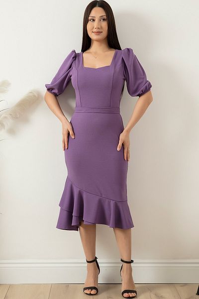 PULLIMM Rochie scurtă cu mâneci pepene verde 13422