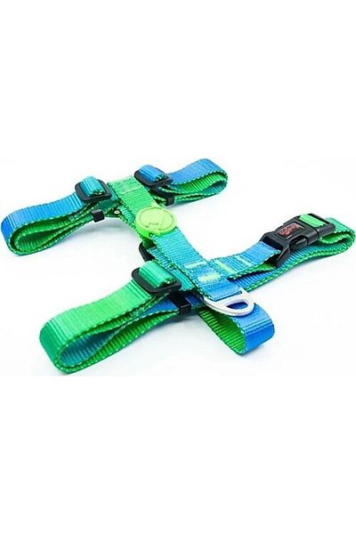 Tailpetz H-Harness Large Dog Collar - Vibrant Pattern