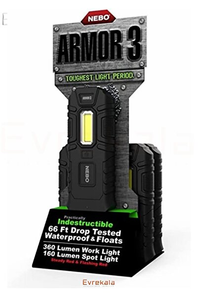 True Utulıty Evrekala Shop Güçlü Fener Suya Ve Düşmeye Dayanıklı Nebo Lamba M...