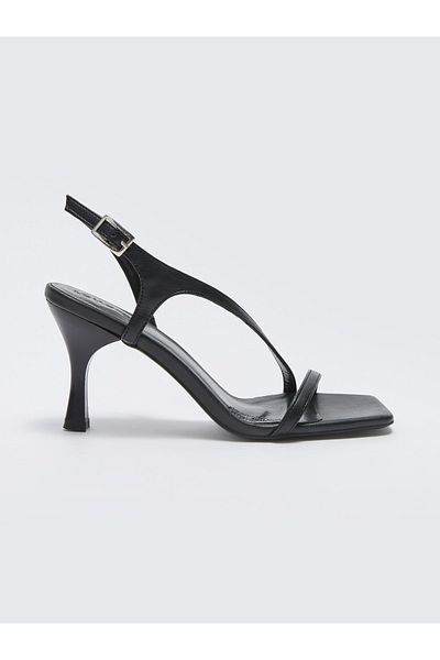 LC Waikiki LCW STEPS - Leather Look Strappy Women's Heeled Shoes