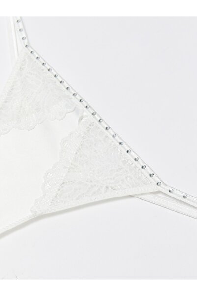 LC Waikiki Атласні мереживні стрінги з деталями