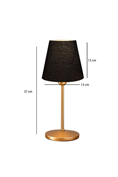 HOMİNG Black Gold Lampshade - Ayd-3587 Headboard Fabric