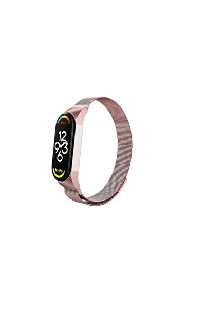 GREGOSS Lüx Xiaomi Mi 7 Band Milanese Mi 7 Uyumlu Paslanmaz Mıknatıslı Metal ...
