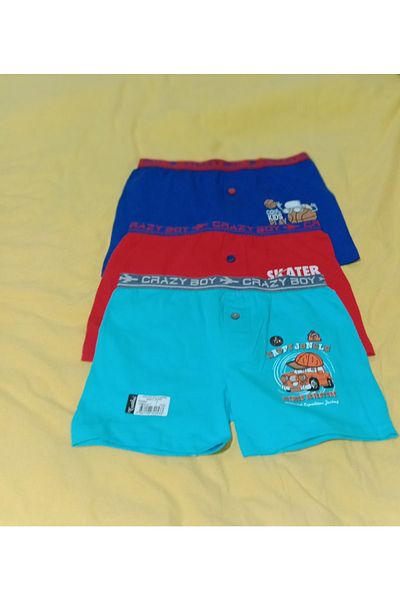 Tutku Boxer din bumbac pentru băiat, pachet de 3
