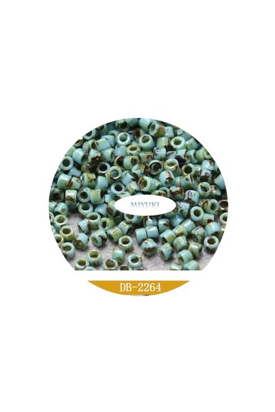 RLX BUJİTERİ Mărgele Miyuki Delica originale 11 0 - 200 nr, Db 2264 - 7,5 gra...