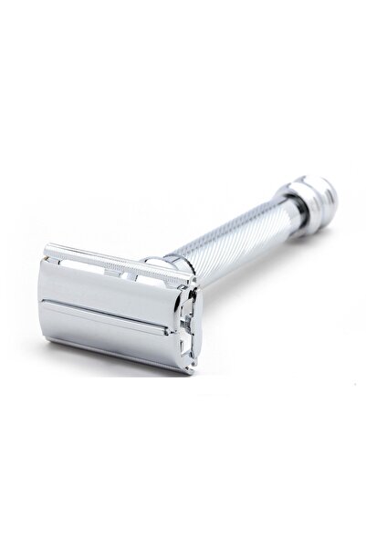 Parker 99r Safety Shaver Classic Traditional Shaving Chrome Top Opening Butte...