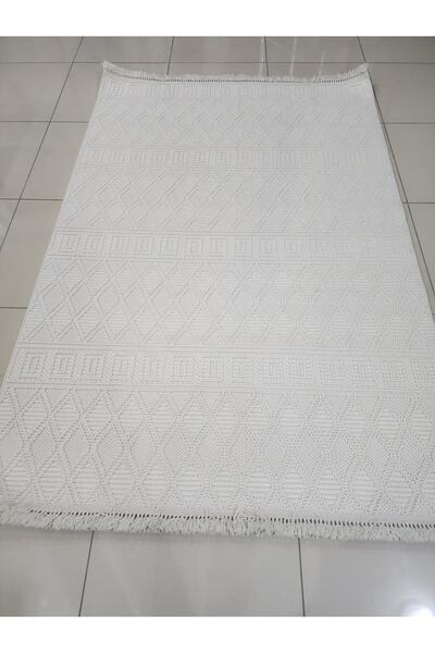 Vivaldi Home Delhi 3009 Beyaz Yeni Trend Dekoratif(decorative) Modern Halı