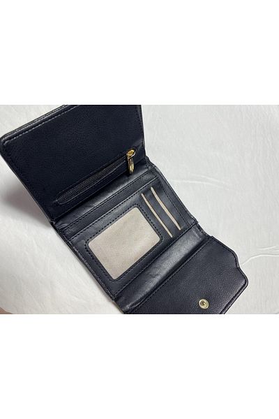 FM Flamingo Modest Women's Wallet Black Cream