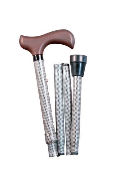 Herdegen 255619 Fransız Derby Siyah/Beyaz Katlanabilir Baston