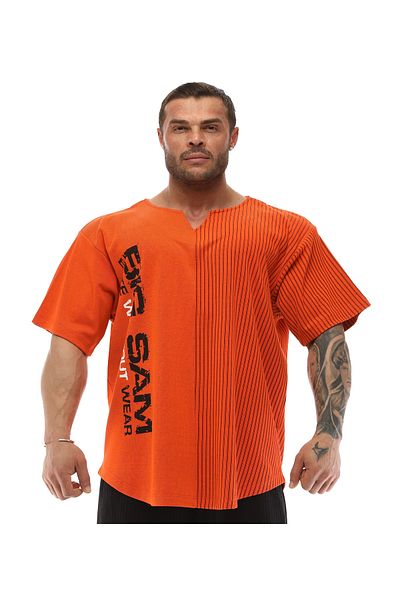 Big Sam 3263 Model Oversize Bodybuilding Rag Top T-Shirt