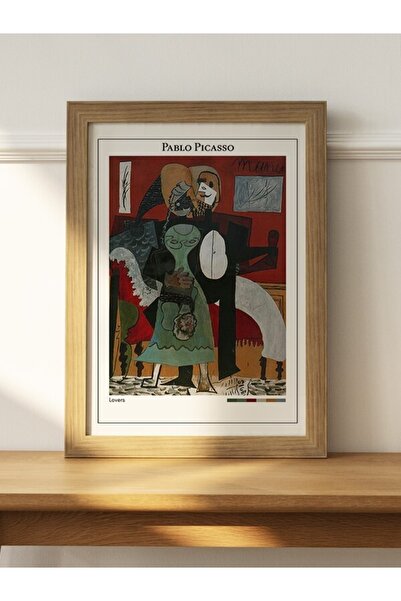 Mudi Store Pablo Picasso Lovers Poster Çerçevesiz Sanatsal Ünlü Ressam Duvar ...