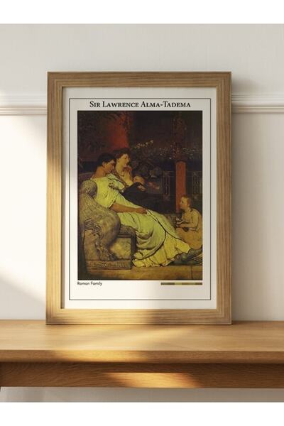 Mudi Store Sir Lawrence Alma-tadema Roman Family Poster Çerçevesiz Sanatsal Ü...