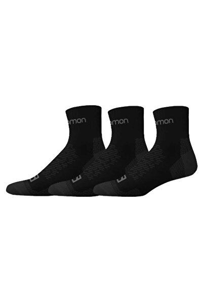 Salomon Actıve 3'lü Siyah Unisex Çorap