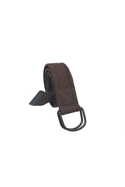 Anatolia Unisex Brown Black D Buckle Woven Tactical Sport Canvas Cloth Jeans Belt
