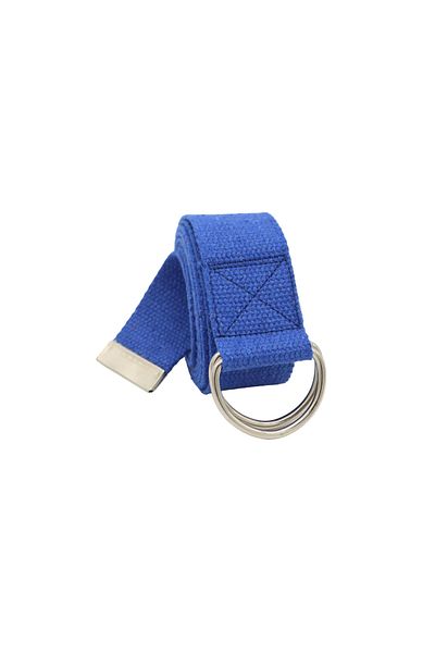 Anatolia Unisex D Buckle Sax Blue Woven Tactical Sport Denim Canvas Belt