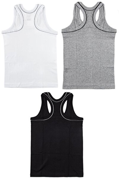 Hepsine Rakip Tricou pentru atlet din bumbac Lycra, pachet de 6