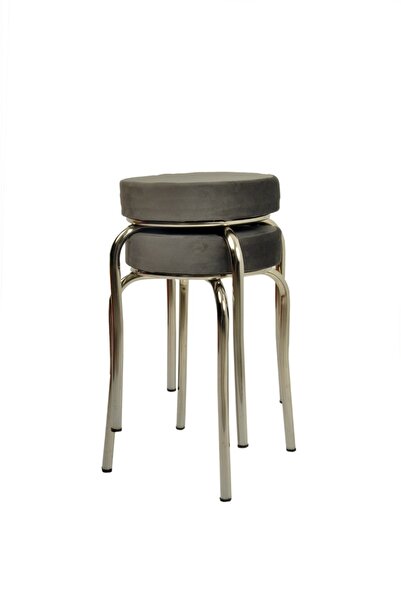 ekipmetal Tabure 2'li Baby Face Kumaş ( Monteli Gönderim )