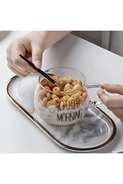 Amentes Good Morning Good Morning 400 Ml Borosilicate Glass Mug Single