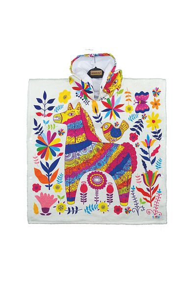ECEMRE Children's Poncho (Snap) Beach Towel