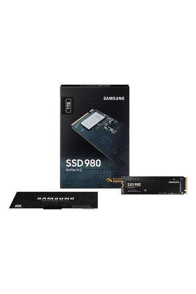 Samsung 1Tb Mz-V8V1T0Bw Nvme Pcie M.2 Ssd 980 3500/3000Mb/S