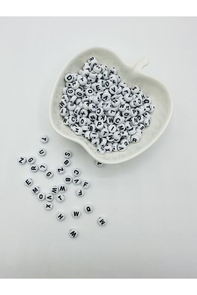 Egem aksesuar حبات الرسالة المسطحة باللون الأسود 50 قطعة حبات المجوهرات