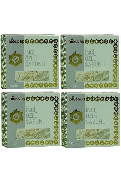 Biotama Natural Pearl Extract Soap 150 G X 4 Pieces