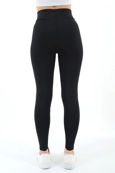 TaytPoint Jambiere cu talie înaltă cu corset negru